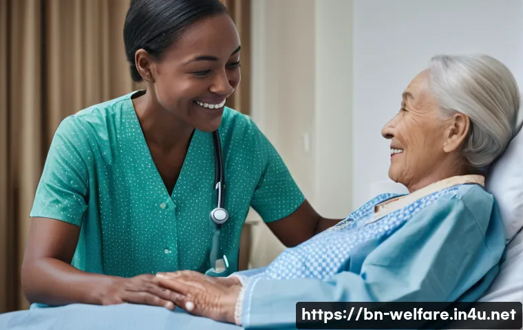 의료사회복지 - **Prompt 1: Empathetic Connection in Healthcare**
    "A compassionate female medical social worker,...