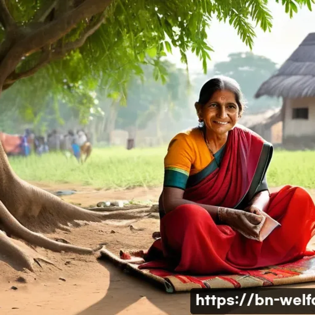 사회복지 현장실습 - **Prompt: The Empathetic Listener in a Rural Community**
    A young, earnest social worker, wearing...